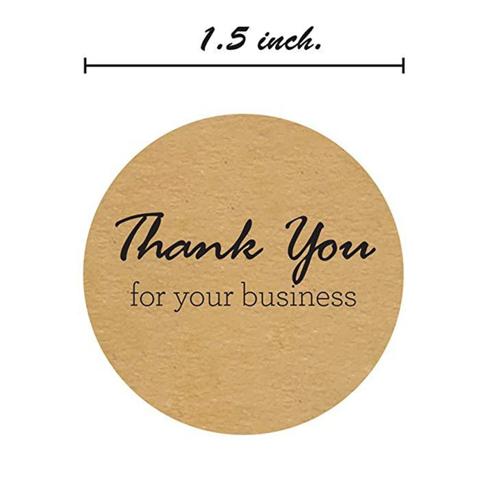 500 шт круглый самоклеящийся спасибо бумажный стикер фестиваль ярлык для