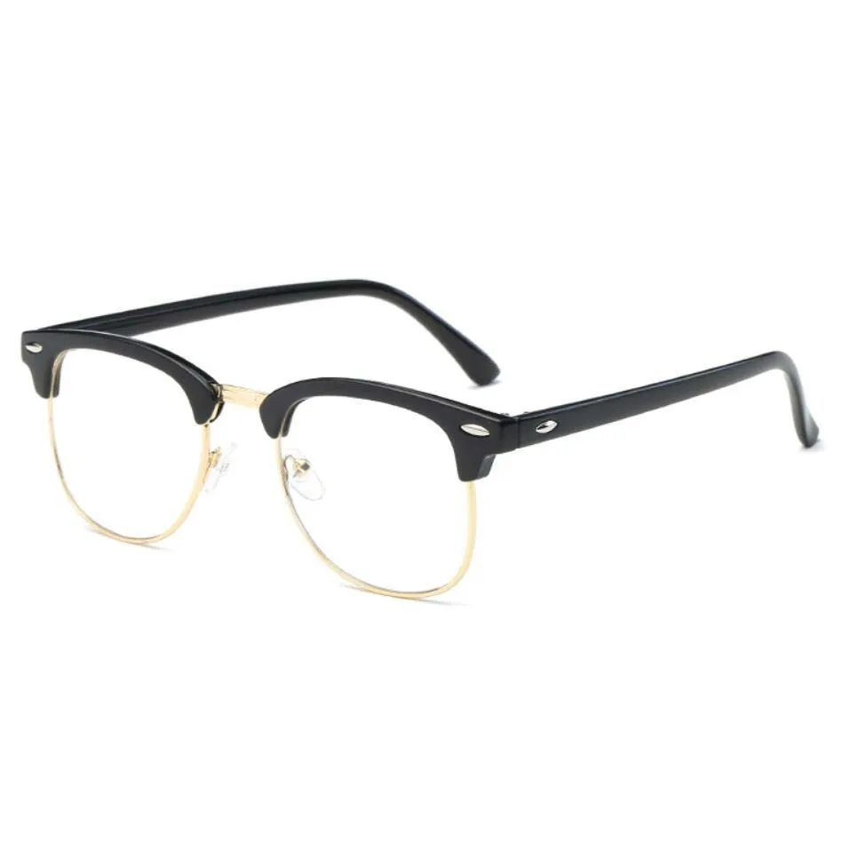 Винтажные Полуободковые оптические очки с защитой от синего света ретро для