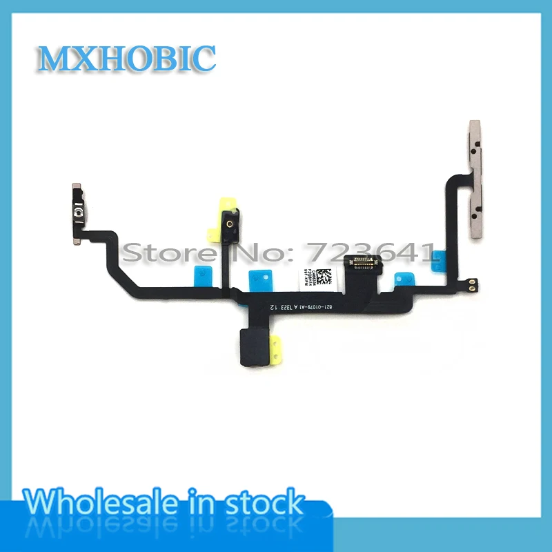 10 шт./лот шлейф кнопки включения выключения питания для iPhone 8/8G Plus X XR XS 11 Pro Max
