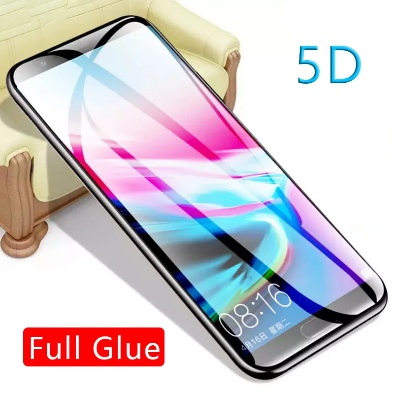5d полное клеевое закаленное стекло на Honor 9 10 lite view 20 Защитное для экрана Защитная