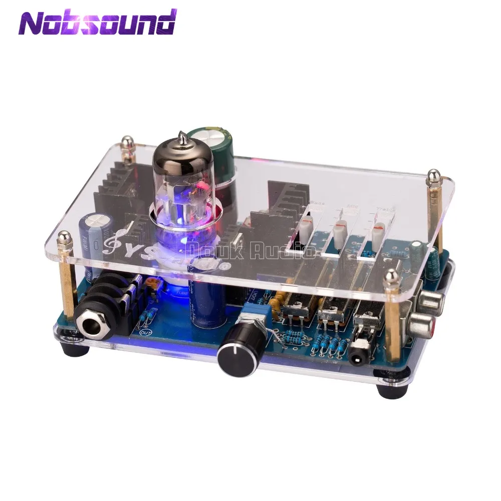 

Mini 6N11 Vacuum Tube Headphone Amplifier Preamp MOS Class A amplifier HiFi Amp With Treble & Mid & Bass independent control