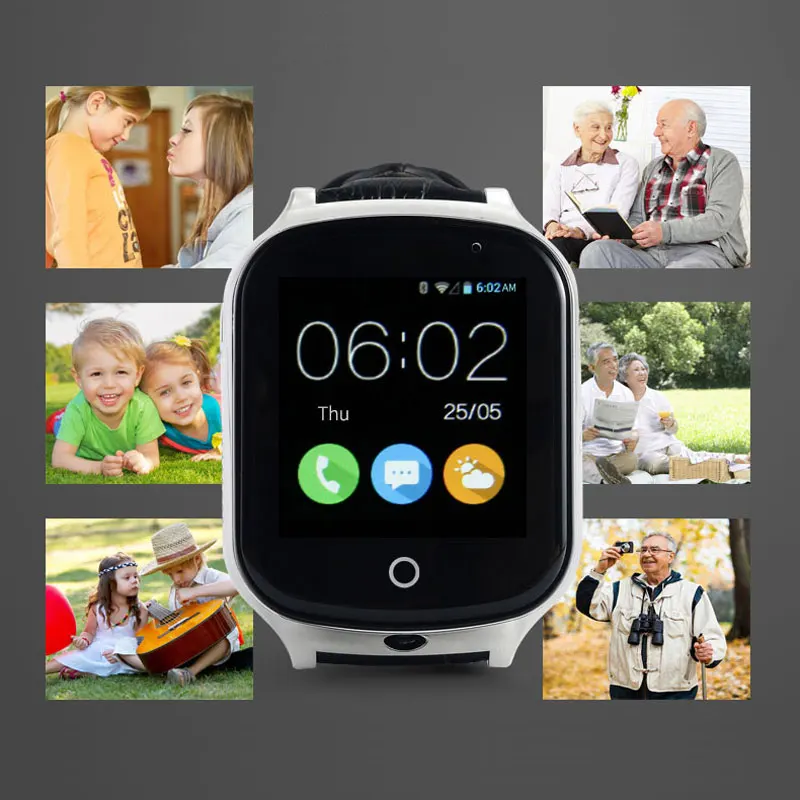 Умные часы 3G, GPS, GPS, WIFI, GPS-трекер, сенсорный экран, устройство позиционирования, SOS-трекер для детей, монитор защиты от потери