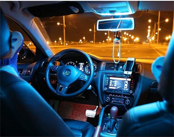 Светодиодные лампы для чтения 7 шт./комплект ламп внутреннего освещения карты Golf