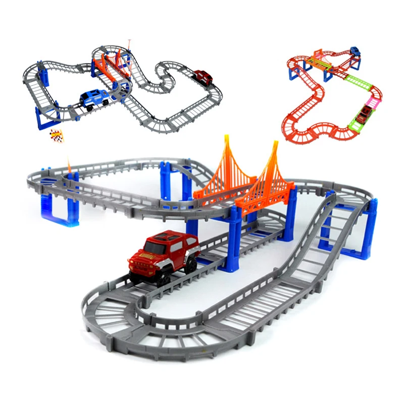 Двойные следы Электрический Rail поезд Томас и Друзья Железнодорожный трек