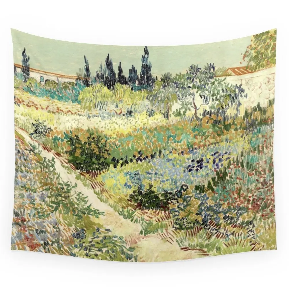 Винсент Ван Гог: сад на Арле настенный гобелен|wall tapestry|tapestry wallvan gogh tapestry |