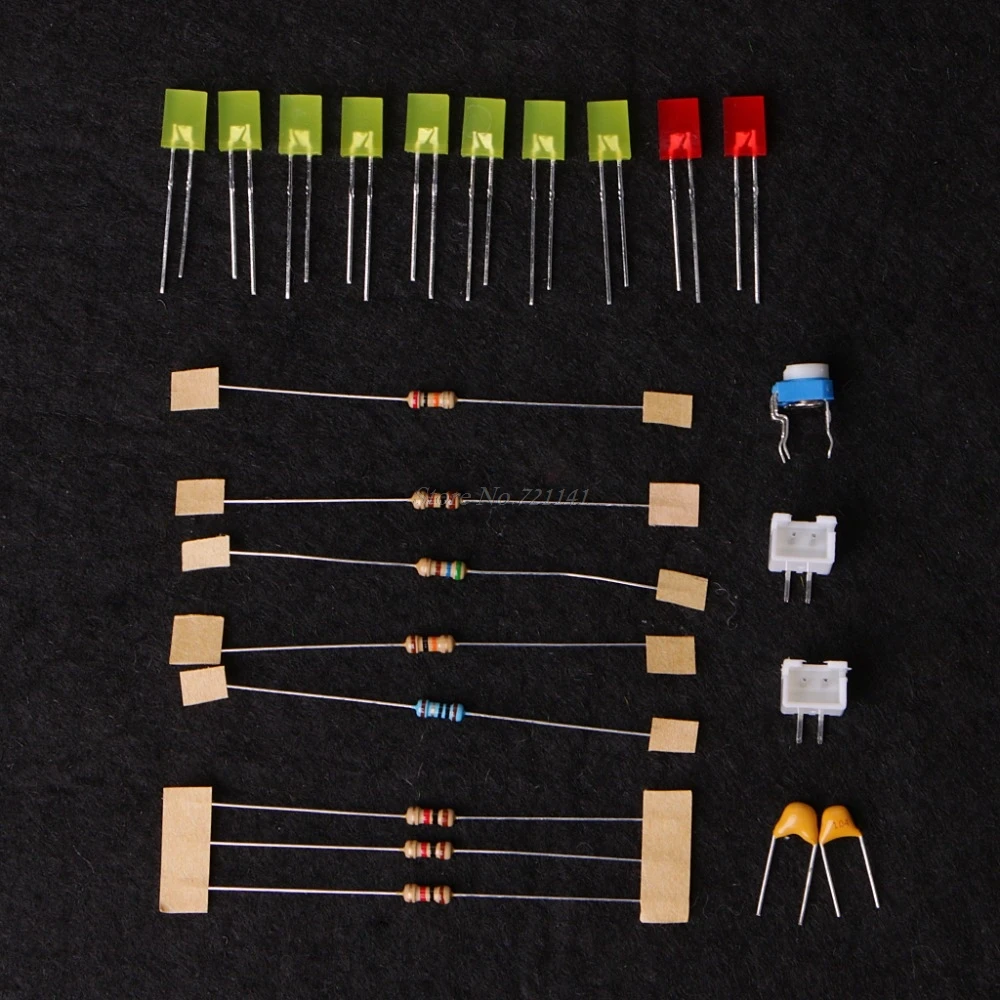 LM3915 аудио сигнал индикатор уровня DIY Kit Электронная практика обучения Прямая