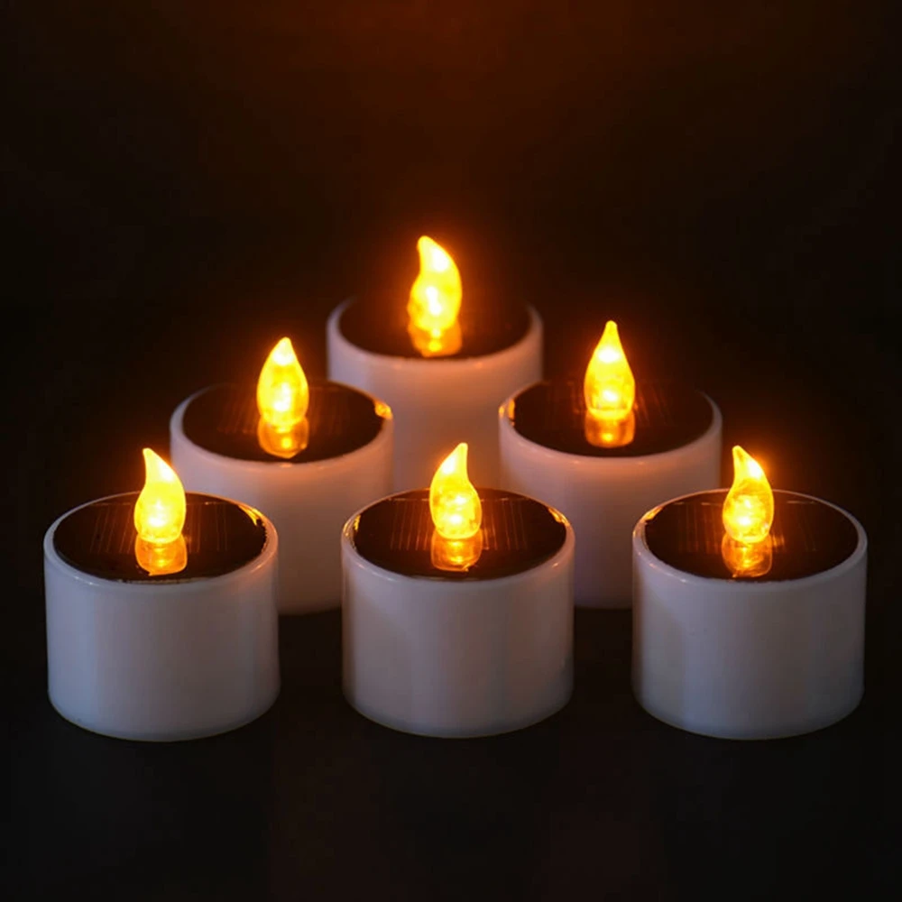 Светодиодная лампа на солнечных батареях HG4938 1 шт.|candle flameless|led candleled candle wedding decor |