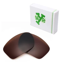 mryok polarized replacement lenses for oakley scalpel sunglasses bronze brown