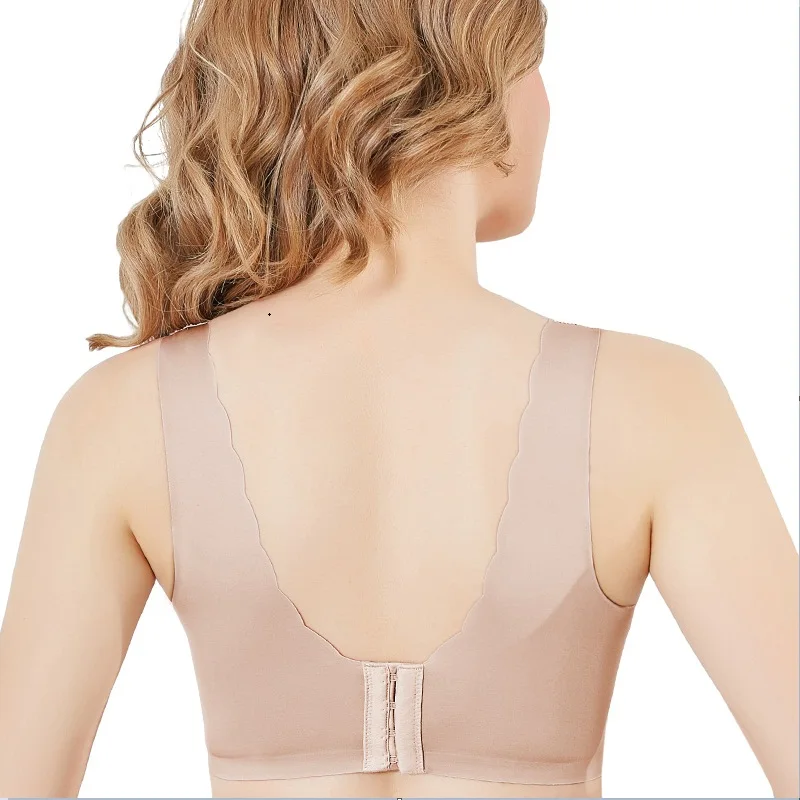 Удобное нижнее белье с нулевой ограничительностью бюстгальтер боковой