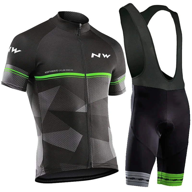 Лето NORTHWAVE команда Велоспорт Джерси быстросохнущая Ropa Ciclismo велосипед для мужчин одежда гель дышащий короткий комбинезон наборы - Цвет: 17