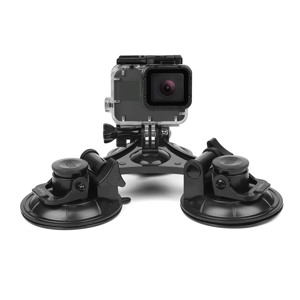 Автомобильное крепление на присоске для камеры GoPro Hero 7 6 5 4 HERO5 Session SJCAM SJ4000 SJ5000 Eken h9