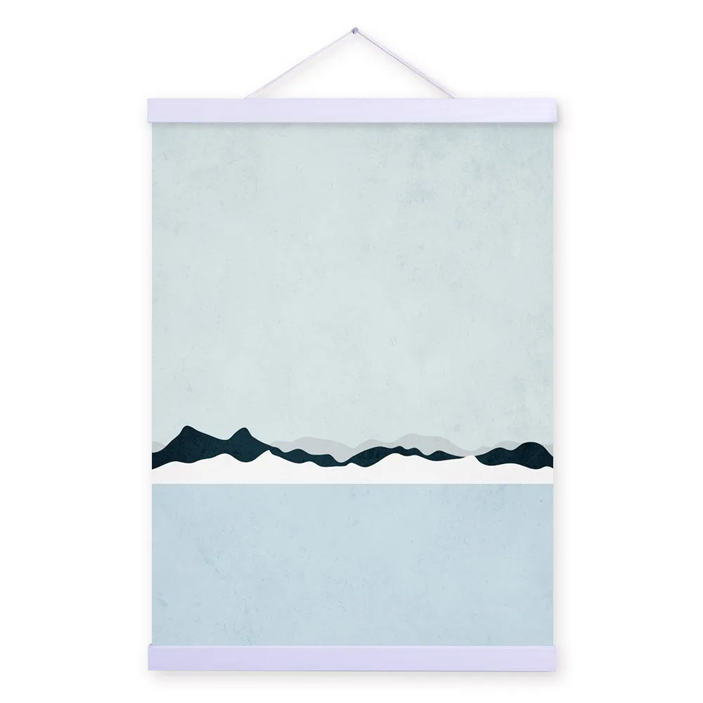 Sea Ice Landscape Mural Modern Abstract Canvas Art Print Poster Iceland Wall Pictures Living Room Home Decor Painting No Frame | Дом и сад