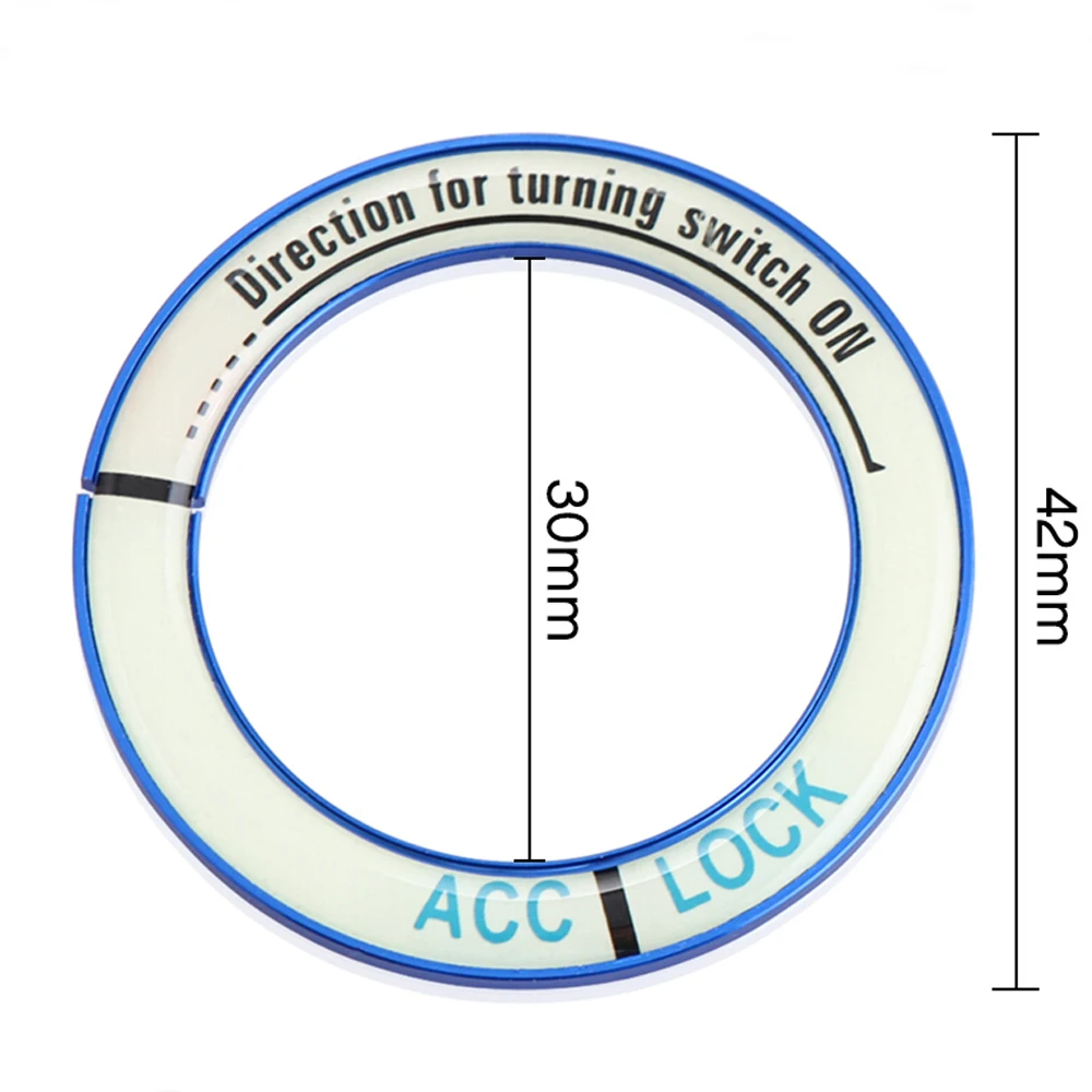 Лидер продаж 2017 кольцо для ключей зажигания двигателя автомобиля Lumiuous Honda CRV CR-V