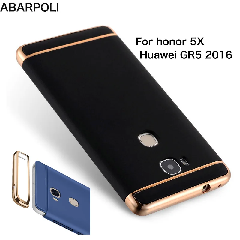 Жесткий чехол для huawei Honor 5X Полная защита корпус матовая задняя крышка бампер