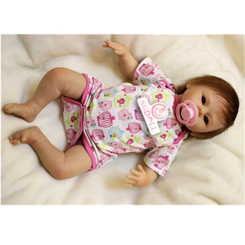 48 см/19 &quotреалистичные ручной работы Reborn Baby Doll винил новорожденных Реалистичные