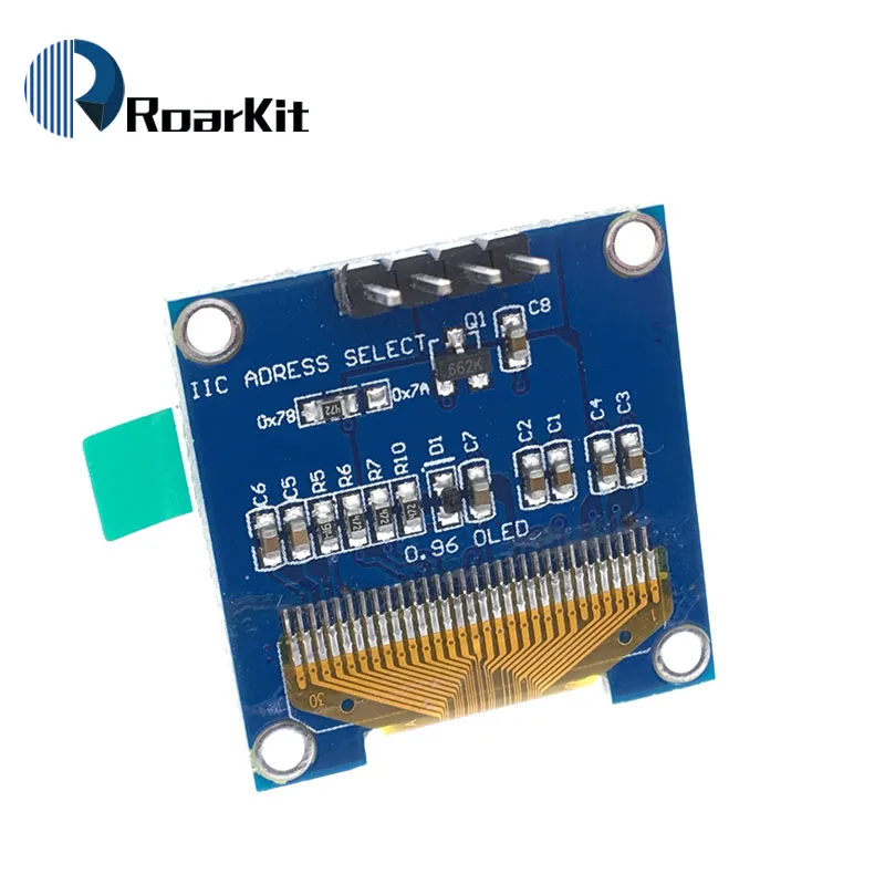 4 контактный белый синий цвет 0 96 дюйма 128X64 OLED модуль желтый для Arduino ''IIC I2C