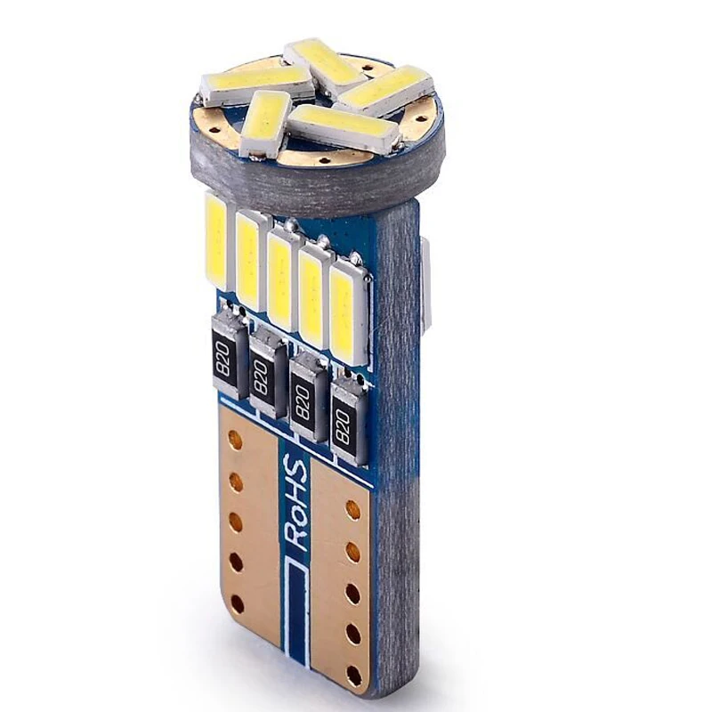 Автомобильный светодиодный светильник JSTOP 5 шт./компл. T10 w5w 6000K c5w canbus гирлянда 36 мм