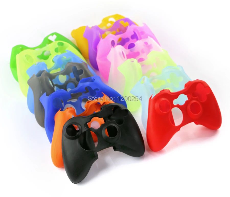 

OCGAME 5pcs/lot Multi-colors high quality controller Skin protector joystick Silicone Case Cover for Xbox360 xbox360 Controller
