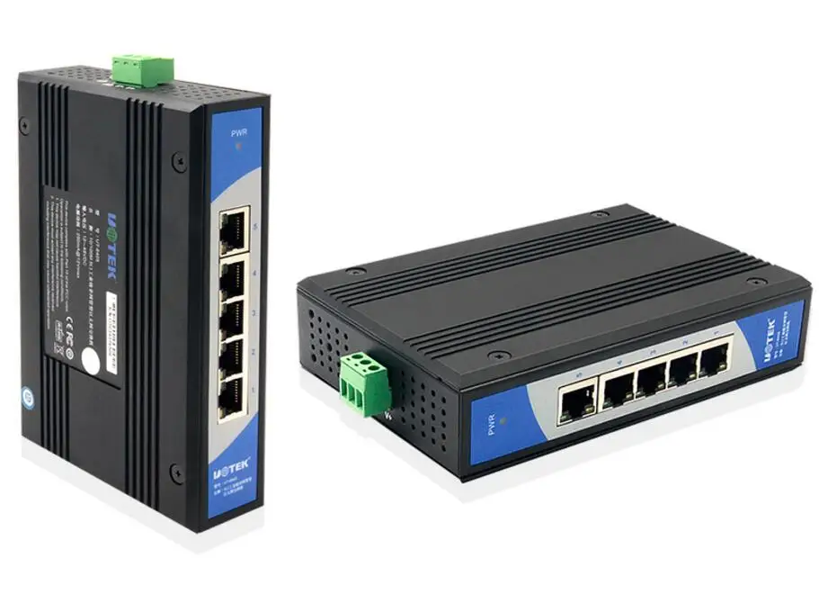 UT-6405 5 портов промышленного класса Неуправляемый коммутатор Ethernet 100 Мбит/с