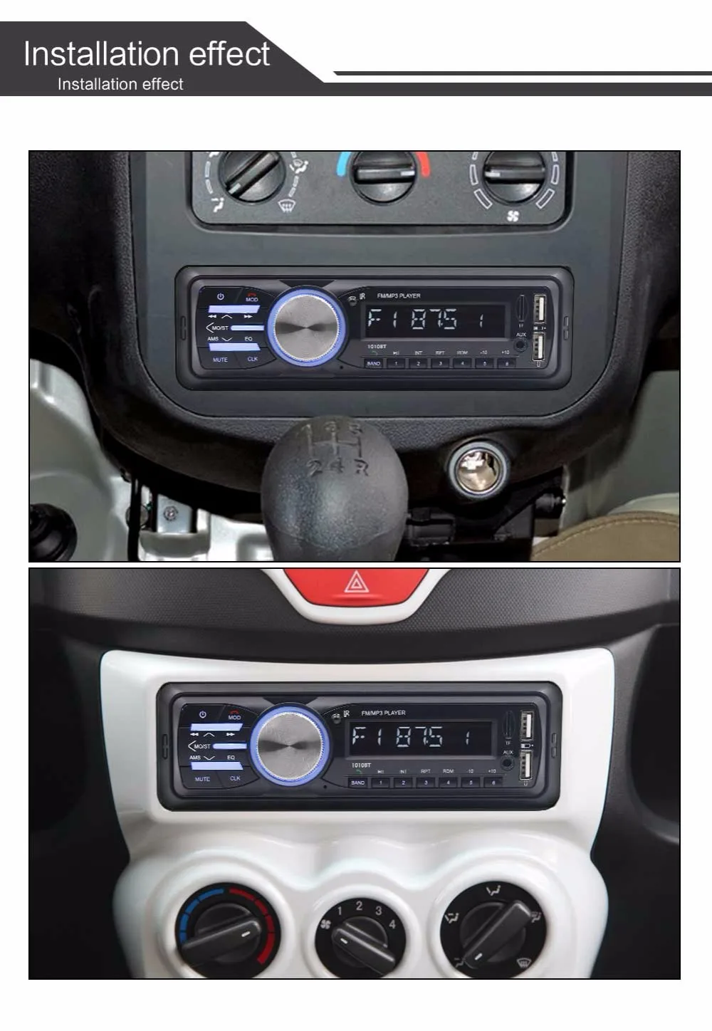 NoEnName_Null 1010BT Авто Радио стерео-плеер цифровой Bluetooth авто MP3 плеер FM Радио стерео аудио USB/SD mit в тире AUX