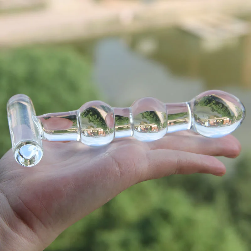 Круглый грубый Хрустальный фаллоимитатор ORISS секс игрушки анальная пробка для