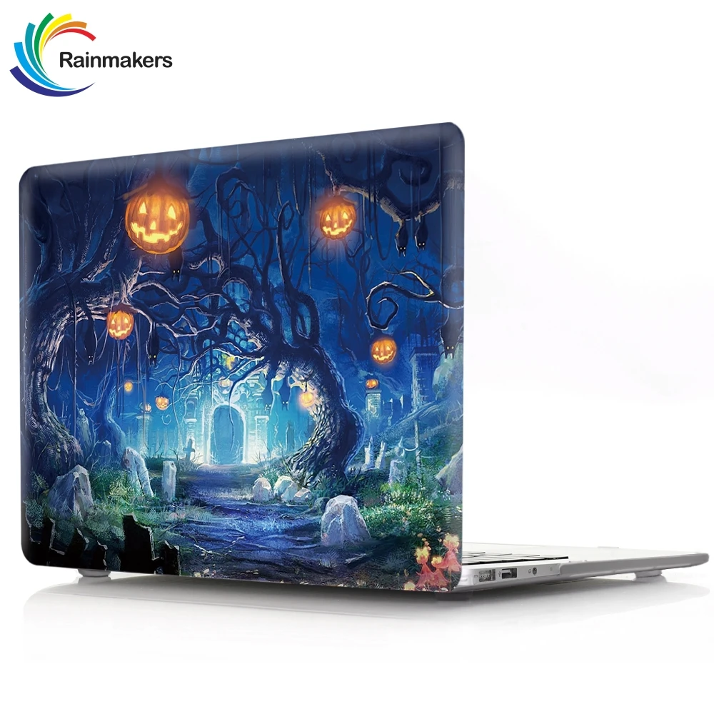 Хэллоуин серии чехол для ноутбука Macbook Air Pro retina 11 12 13 15 дюймов черный Apple рукав 6