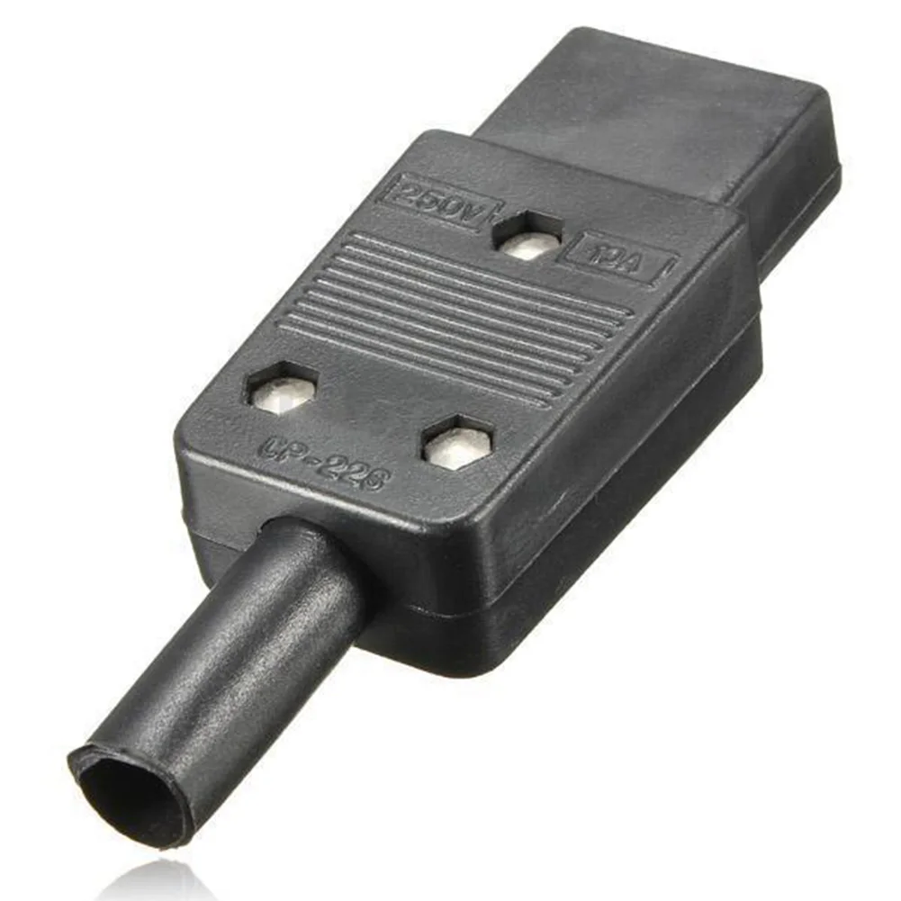 

5PCS IEC 320 C13 Female Plug Adapter 3pin Socket Power Cord Rewirable Connector