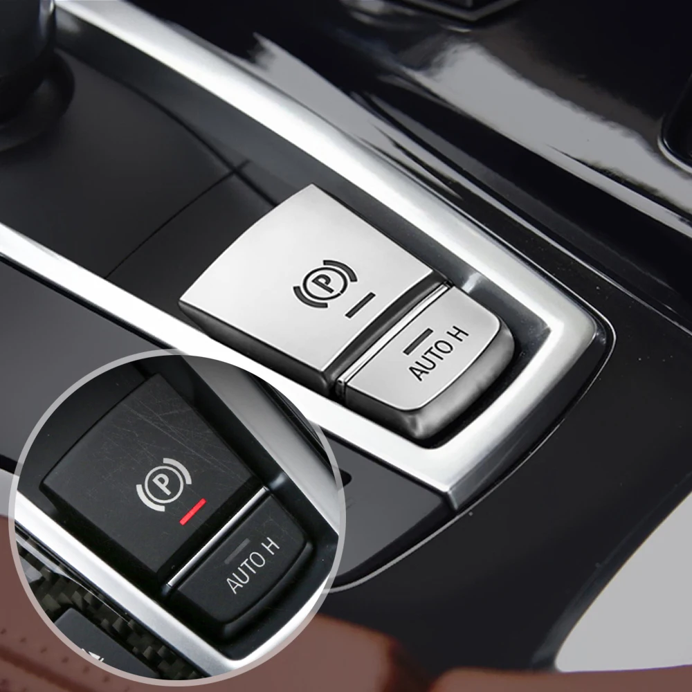 Аксессуары переключатель стояночного тормоза P Кнопка крышка ABS хром для BMW F10 F07 F01