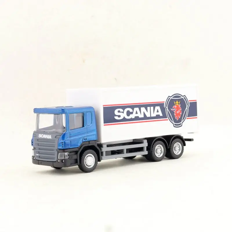 /РМЗ город/1: 64 Масштаб/литая игрушка модель/Scania контейнеровоз/образовательный инженерный автомобиль/Коллекция/подарок для малыша