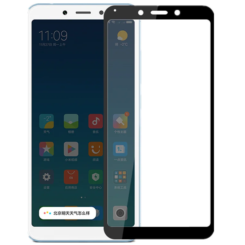 Закаленное стекло с полным покрытием для xiaomi redmi 6A 6 A redmi6A защитный упрочненный