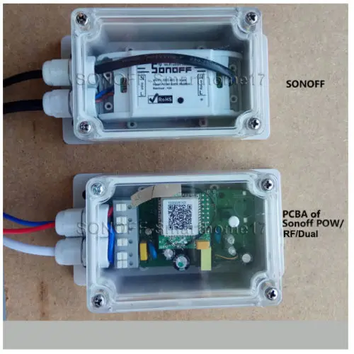 Интеллектуальный выключатель света SONOFF IP66 Водонепроницаемый распределительная коробка Пластик кабель провода Разъем Железы чехол водостойкий корпус Поддержка Sonoff Basic/RF/Dual Core
