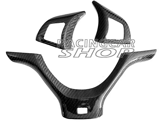 Накладка на руль из углеродного волокна для BMW E70 X5 M sport 2007 2012 B334Y|cover for bmw|for bmwwheel trims