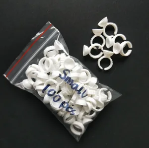 100 одноразовые чернила для татуировок, кольцевые чашки, Перманентный макияж, держатель пигмента, чашки, профессиональные аксессуары для татуировок