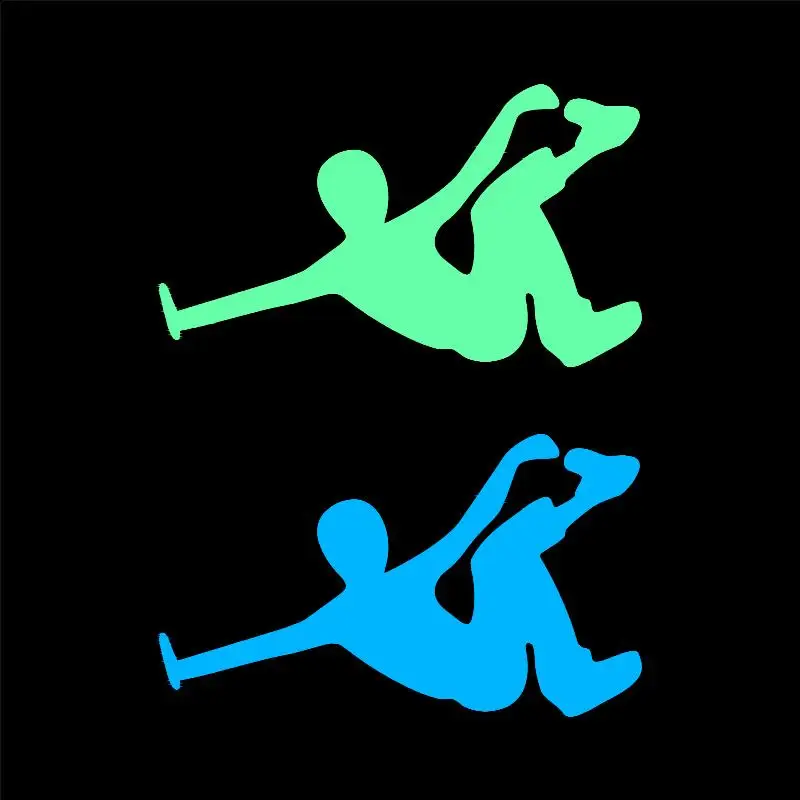 Светящаяся наклейка для мальчика Breakdance Dance светящаяся в темноте Спортивная