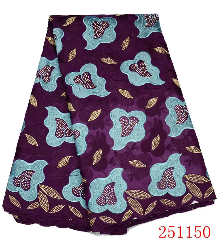 Хит продаж африканская швейцарская вуаль кружево высокого качества хлопковые