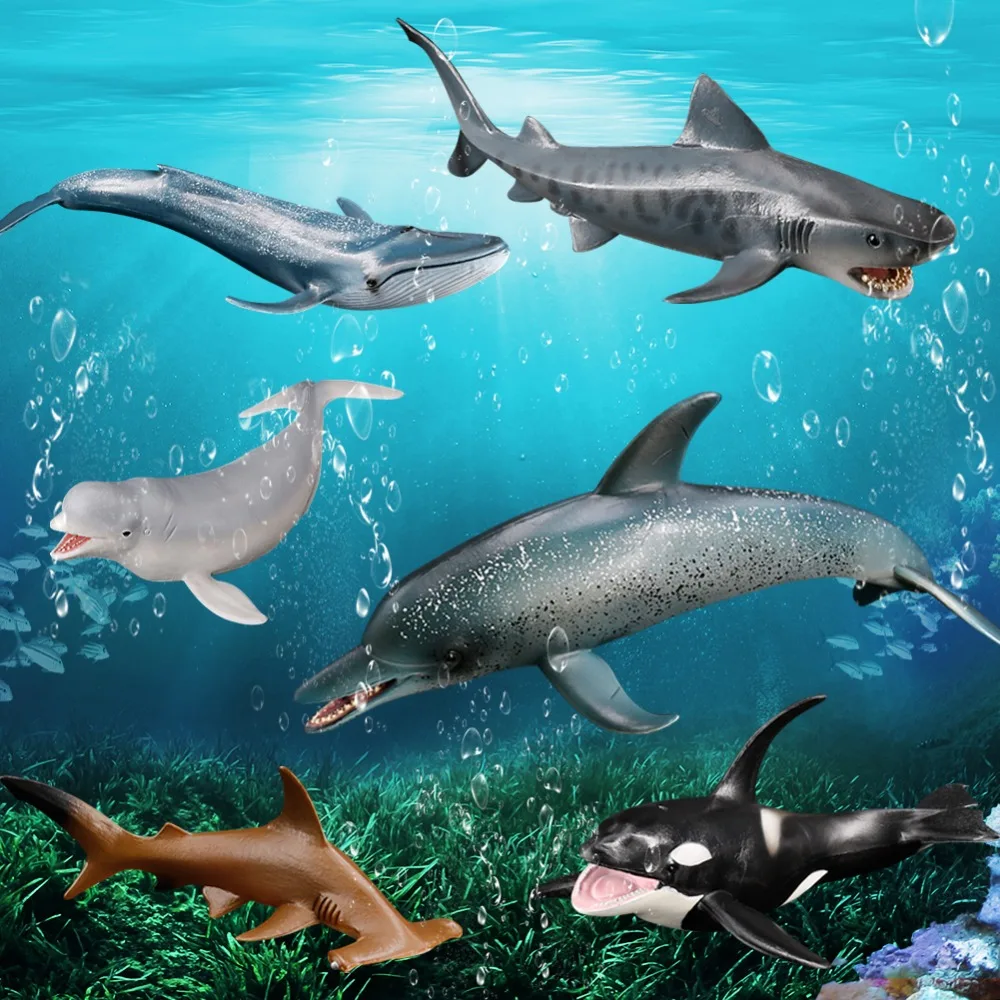 New Arrival: Sea Life Figures Simulation model Marine Animals Animal Figurines kids gift educational props | Игрушки и хобби