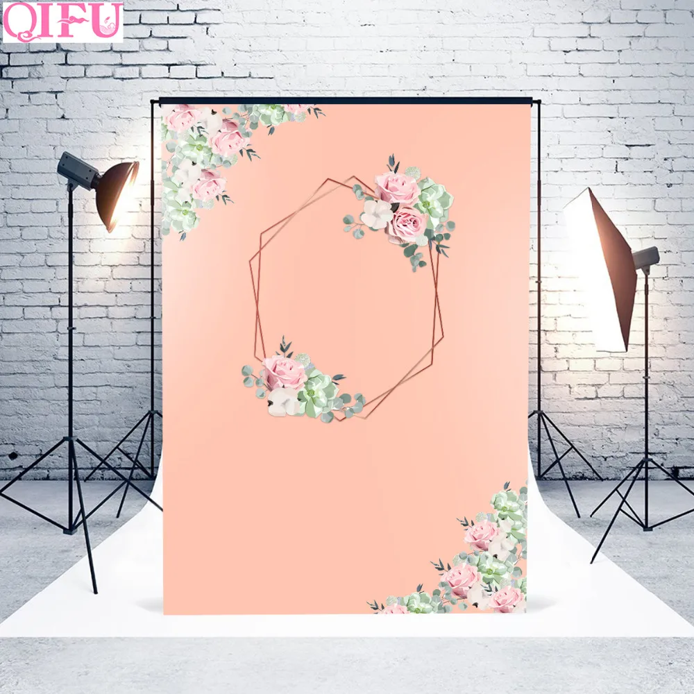 QIFU 1 5*2 2 м обручальное кольцо из розового золота Фоновые украшения Свадебный