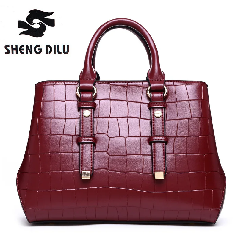 2017 винтажные крокодиловые Parttern женские сумки универсальные модные стильные