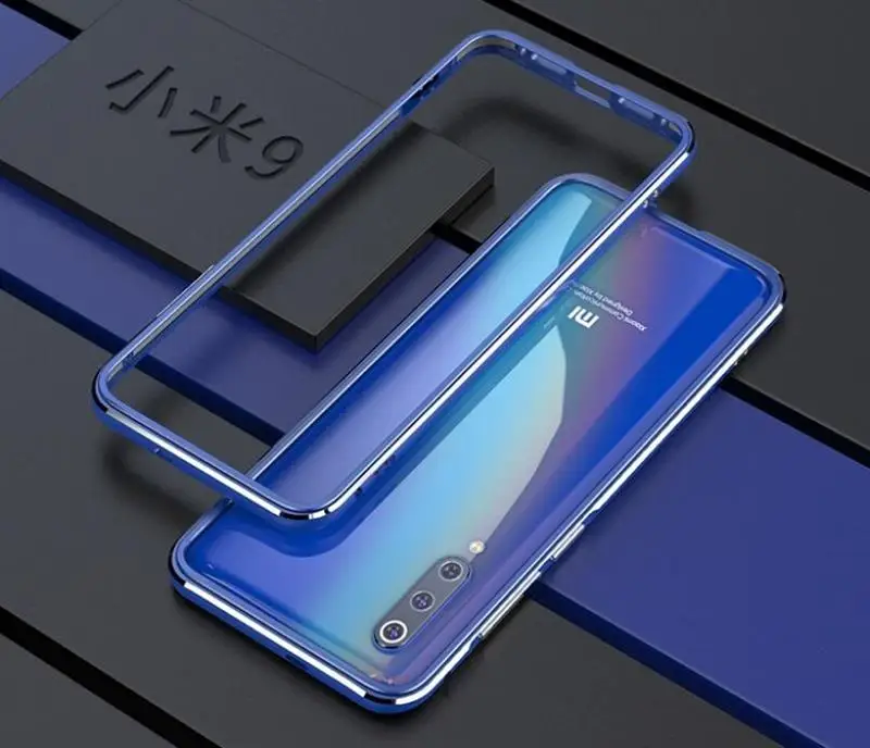 Для Xiaomi mi 9 чехол Роскошный глянцевый алюминиевый mi um бампер чехол для mi 9 чехол металлическая рамка для Xiaomi mi 9 Lite чехол funda