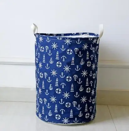 Новая версия Zakka, тканевая Водонепроницаемая корзина для одежды, грязный бочонок, Складные Игрушки для одежды, креативная утолщенная корзина для хранения белья - Цвет: B