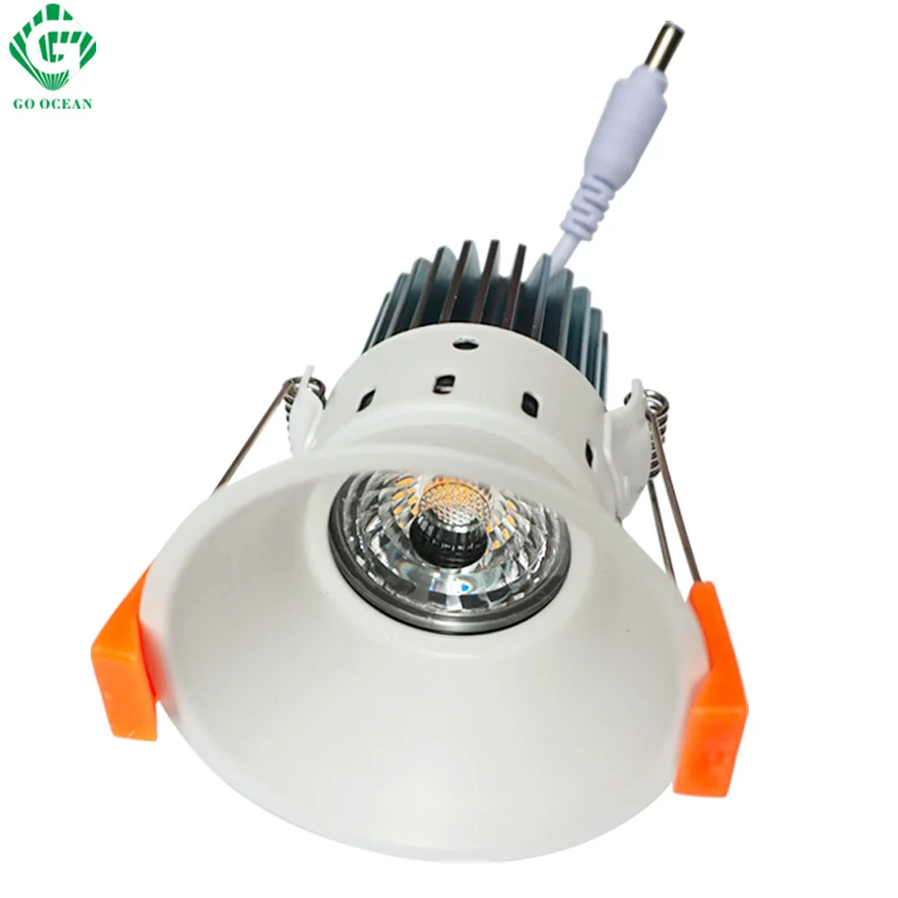 Downlights Встраиваемый проектор 12W Dimmable Spot Ceiling Светильники Светодиодная лампа