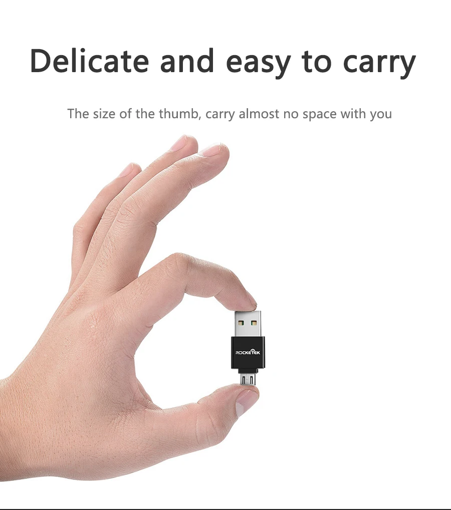 Rocketek Высокое качество micro usb 2,0 мульти памяти otg телефон кард-ридер адаптер для TF micro SD ПК компьютер Ноутбук аксессуары