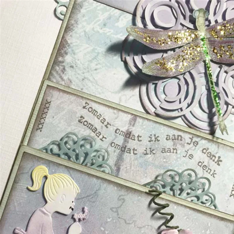 GJCrafts граница штампы Декор металл резка ремесло высечки Новый 2019 изготовление