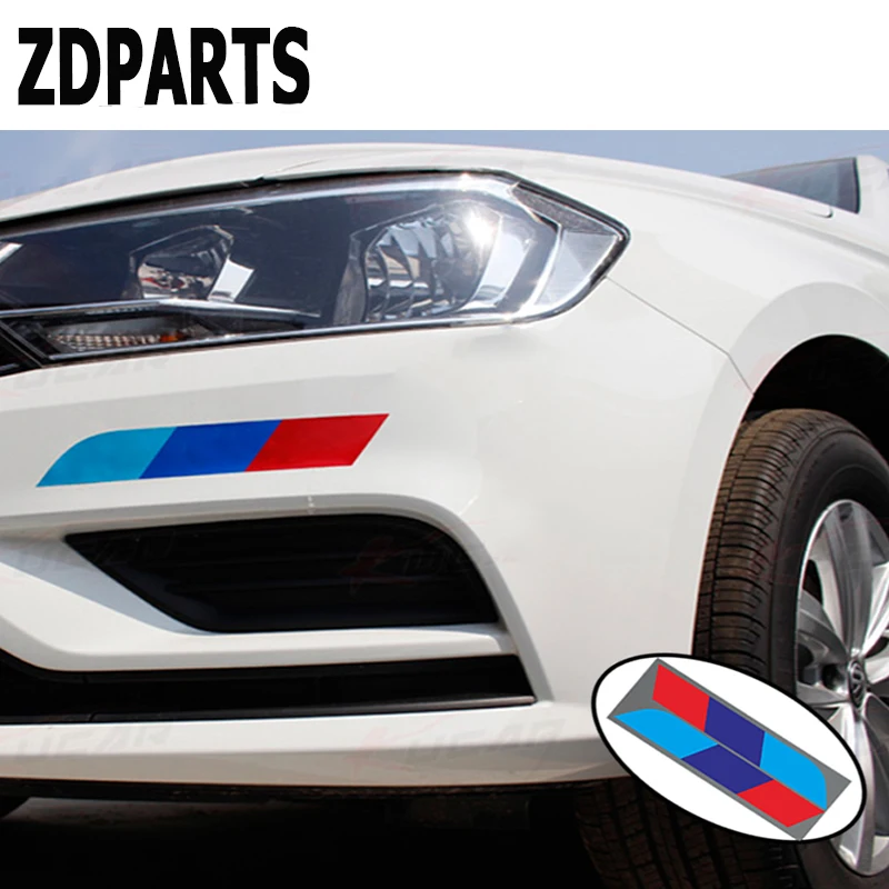 ZDPARTS 2X стайлинга автомобилей M 3 цвета Мощность наклейки для BMW E46 E39 E90 E60 F30 F10 E34 X5 E53