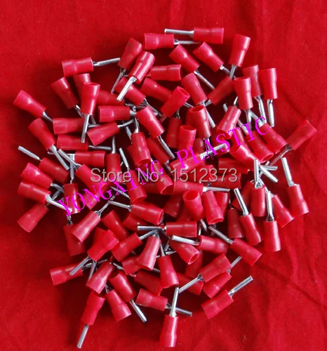 

100pcs/lot PTV-1 insulated terminal block 22-16AWG