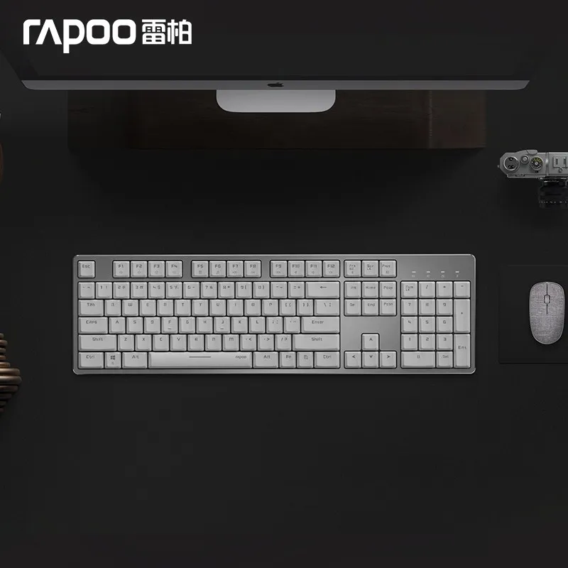 Новая перезаряжаемая Многофункциональная офисная механическая клавиатура Rapoo