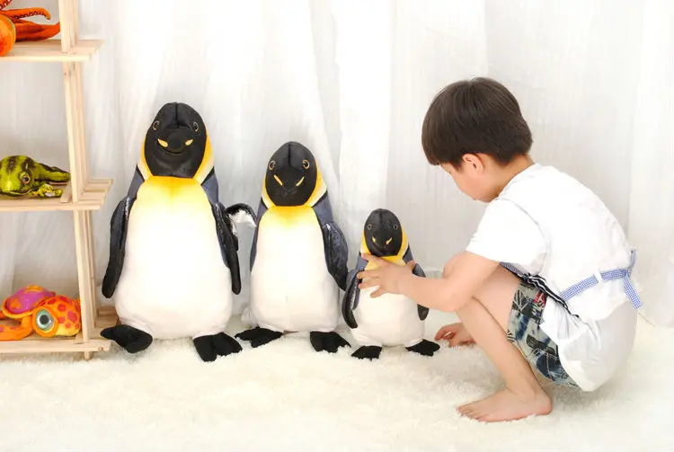 Оптовая и розничная продажа 55 см днем Мадагаскар Пингвин плюшевые игрушки