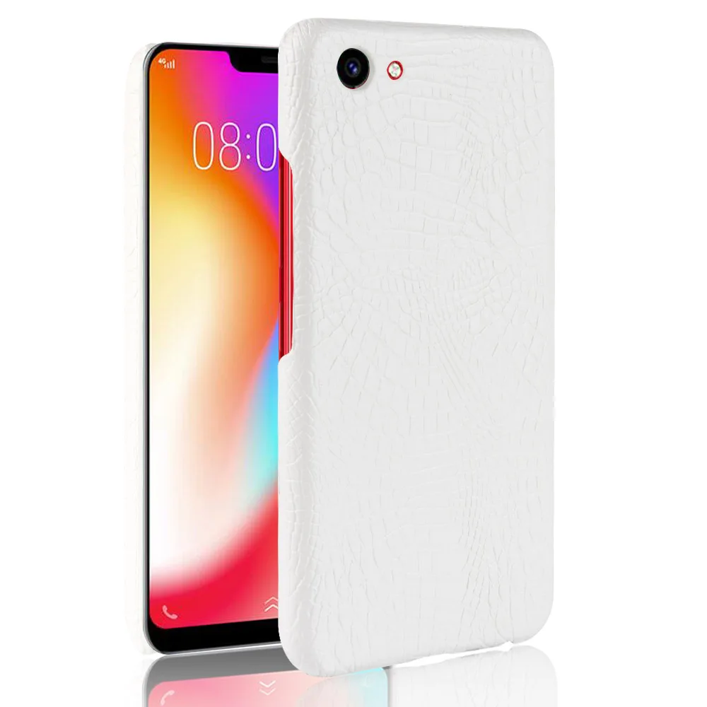 Кожаный крокодиловый узор Новое поступление для Vivo Y81 чехол Ретро Роскошный