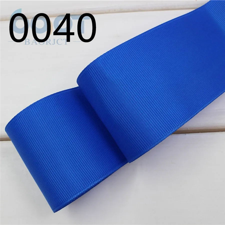 

OOOT BAORJCT 173243 50mm10yard Solid Color Ribbons Thermal transfer Printed grosgrain Wedding Accessories DIY handmade material