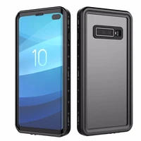 for galaxy s10 plus ip68 waterproof case shock dirt snow proof protection for samsung galaxy s10 case with touch id cover